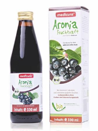 Bio Aronia 100 % Fruchtsaft - 330 ml Glasflasche